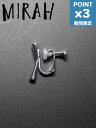 期間限定P3倍【MIRAH / ミラ】 【片耳用】 バトンイヤリング サイズS - P107 - SILVER