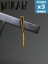 期間限定P3倍【MIRAH / ミラ】 【米津玄師 着用】 【片耳用】 バトンピアス / サイズM - P107 - GOLD
