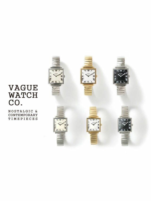 【VAGUE WATCH CO. / ヴァーグウォッチカンパニー】 Carre ( カレ ) Extension BELT - クオーツ式腕時計
