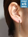 期間限定P5倍【:CAFCA / カフカ】 【片耳用】 ロストファンクションチェインショートピアス - LOST FUNCTION CHAIN SHORT EARRING