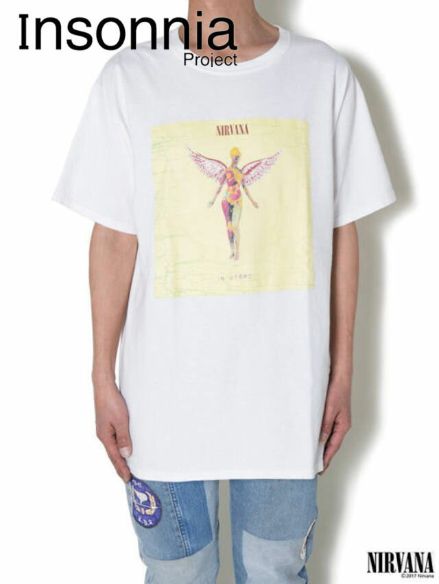  ニルヴァーナ ヴィンテージティー - NIRVANA 90'S VINTAGE TEE IN UTERO-WHITE