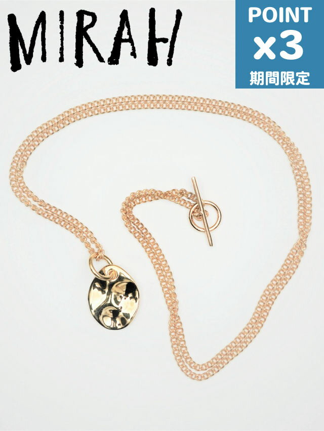 楽天nouvelle期間限定P3倍【1500円クーポン】【MIRAH / ミラ】 【目黒 蓮 さん着用】 ネックレス - water TOP necklace 