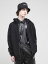 【GalaabenD / ガラアーベント】 メジャー裏毛ジップアップパーカー - Studs Zip Up Hoodie - BLACK×LA..