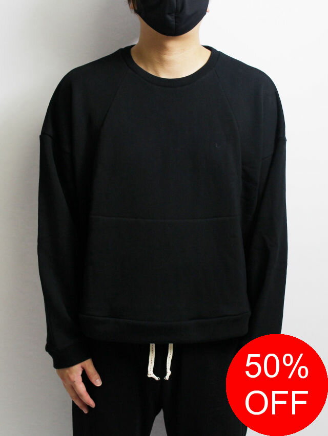 【SALE】【individual sentiments / インディビジュアルセンチメンツ】 プルオーバースウェット - C02T-BLACK