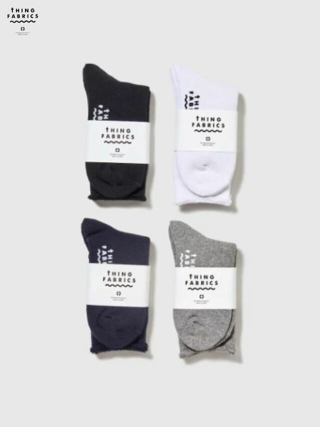 THING FABRICS / 󥰥ե֥ꥯ ˥å ѥ å - organic pile socks