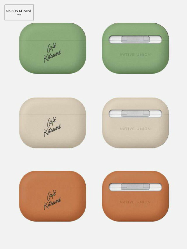 【MAISON KITSUNÉ / メゾン キツネ】 【NATIVE UNION / ネイティブユニオン】 CAFÉ KITSUNE CASE FOR AIRPODS PRO CASE