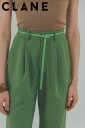 【1000円クーポン】【CLANE / クラネ】 8mm ナローベルト - THIN LINE BELT GREEN