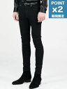期間限定P2倍【1500円クーポン】【GalaabenD / ガラアーベント】 EXフィットデニム レギンスパンツ - Leggings Denim Pants - BLACK