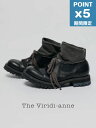 期間限定P5倍【The Viridi-anne / ザ ヴィリディアン】 コットン リブ ダービーシューズ - COTTON RIB DERBY SHOES - VI-3682-09 - A-BLACK