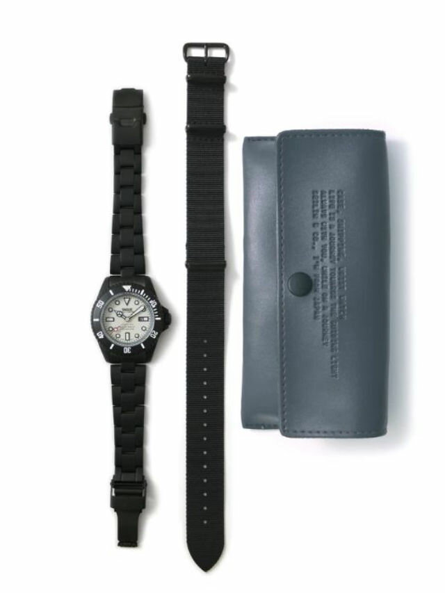 【VAGUE WATCH CO. / ヴァーグウォッチカンパニー】 Diver's Son II- BLACK - クオーツ式腕時計 ステンレスベルト