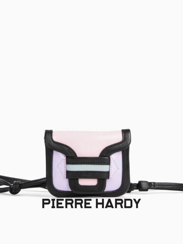 ָP20ܡPIERRE HARDY / ԥ륢ǥ ե㡼 / ߥ˥ݡ - MULTI MAUVE BLACK