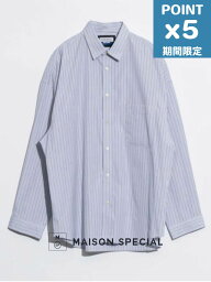 期間限定P5倍【MAISON SPECIAL / メゾンスペシャル】 オーバーシャツ - 【THOMAS MASON】 Prime-Over Shirt