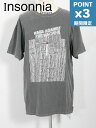 期間限定P3倍【Insonnia Projects / インソニアプロジェクト】 RATM コラボTシャツ - RATM L/S DEMO TAPE DECEMBER 1991 - BLACK