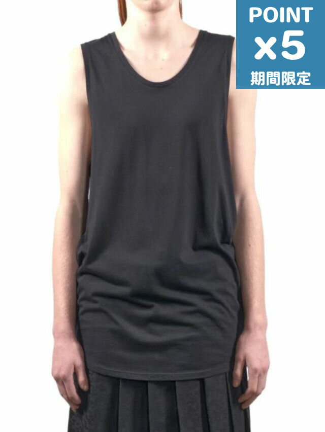 期間限定P5倍【GalaabenD / ガラアーベント】 モダール ジャージー タンクトップ - Modal Jersey Tank Top BLACK