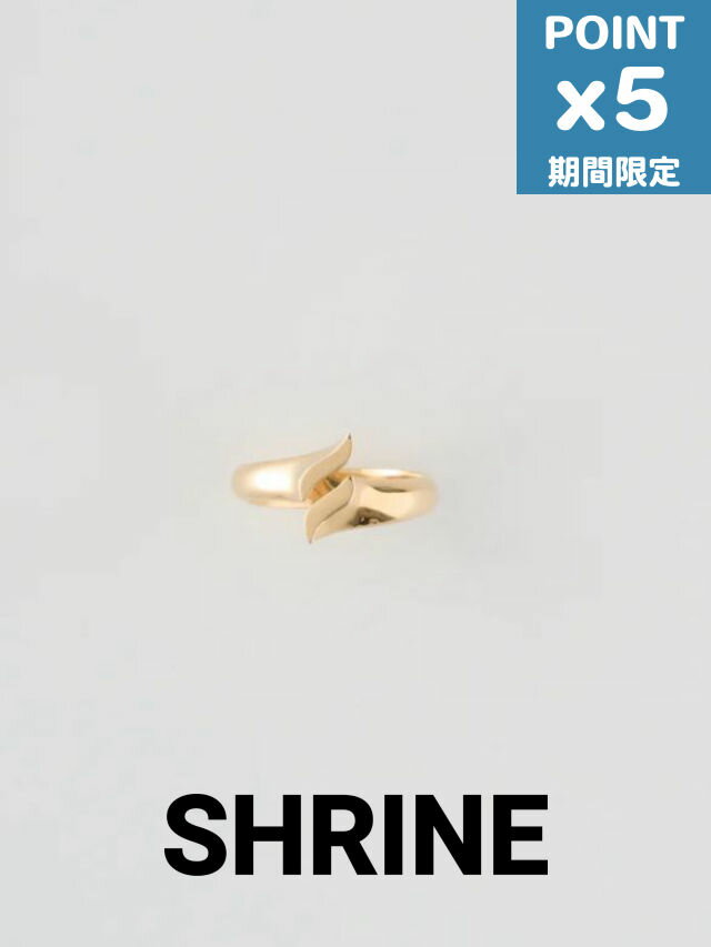 期間限定P5倍【SHRINE / シュライン】 アイコニック リング - ICONIC RING - GOLD