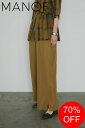 【SALE】【MANOF / マノフ】 サイドベンツパンツ - SIDE VENTS PANTS CAMEL
