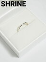 【SHRINE / シュライン】 ベーシック ストーン リング / BASIC RING W/STONE - SILVER CLEAR