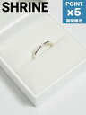 期間限定P5倍【SHRINE / シュライン】 ベーシック ストーン リング / BASIC RING W/STONE - SILVER CLEAR