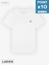 【正規品】期間限定P10倍【MAISON KITSUNÉ / メゾン キツネ】 【レディース】フォックスヘッド パッチ クラシック Tシャツ -FOX...