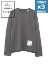 期間限定P3倍【Maison MIHARA YASUHIRO / メゾン ミハラヤスヒロ】 【in・stru(men-tal). / インストルメンタル】 ポケットロングスリーブカットソー - POKET LS TEE - D/GREY