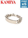 期間限定P5倍【KAMIYA / カミヤ】 アイディー ブレスレット - KAMIYA ID Bracelet - SILVER