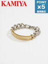 期間限定P5倍【KAMIYA / カミヤ】 アイディー ブレスレット - KAMIYA ID Bracelet - GOLD