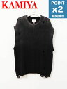 期間限定P2倍【1500円クーポン】【KAMIYA / カミヤ】 ニット ベスト - SUN FADED KNIT VEST