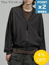 【SALE】期間限定P2倍【1500円クーポン】【The Viridi-anne / ザ ヴィリディアン】 ジップブルゾン - Jersey Zip Blouson B / Gray Brown
