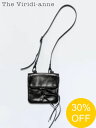 【SALE】【The Viridi-anne / ザ ヴィリディアン】 カウレザーショルダーポーチ - Cow leather shoulder pouch