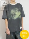 【SALE】【Maison MIHARA YASUHIRO / メゾン ミハラヤスヒロ】 スマイリーフェイス ティーシャツ - smily face PT DR Tee - BLACK
