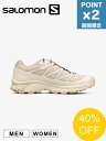 【正規品】【SALE】期間限定P2倍【1500円クーポン】【SALOMON / サロモン】 XT-6 (GORE-TEX) - ゴアテックス スニーカー - GTX OXFORD TAN/ALMOND MILK/SAFARI -GORE-TEX-
