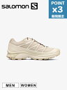 【正規品】期間限定P3倍【1500円クーポン】【SALOMON / サロモン】 XT-6 (GORE-TEX) - ゴアテックス スニーカー - GTX OXFORD TAN/ALMOND MILK/SAFARI -GORE-TEX-