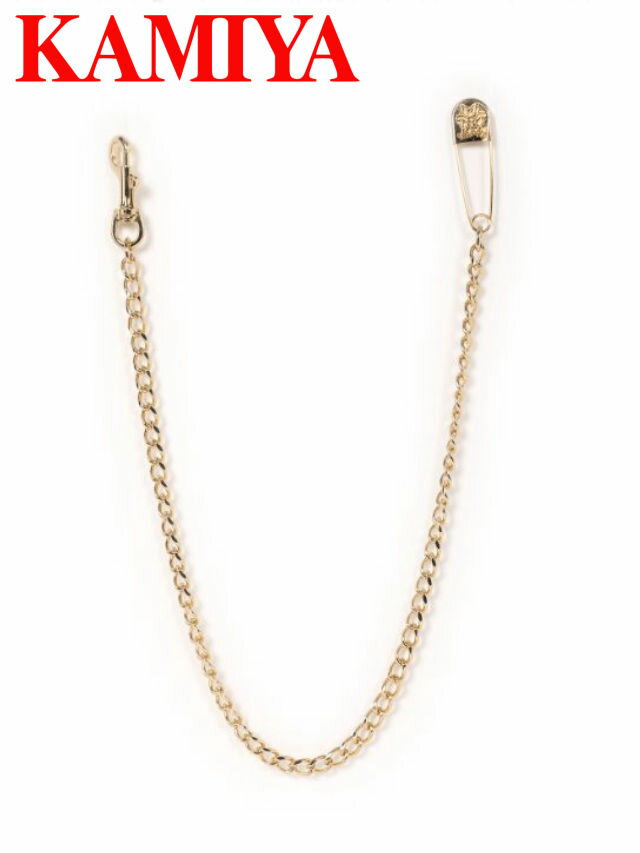 【KAMIYA / カミヤ】 ロングウォレットチェーン【104cm】 - LONG WALLET CHAIN - GOLD