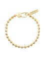 【1500円クーポン】【NUMBERING / ナンバリング】 Cutting Ball Chain Bracelet - カッティングボールチェーンブレスレット - GOLD【韓国・ジュエリー】