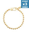期間限定P3倍【1500円クーポン】【NUMBERING / ナンバリング】 Cutting Ball Chain Bracelet - カッティングボールチェーンブレスレット - GOLD