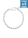 期間限定P3倍【1500円クーポン】【NUMBERING / ナンバリング】 Cutting Ball Chain Bracelet - カッティングボールチェーンブレスレット - SILVER