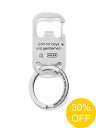 【SALE】【NUMBERING / ナンバリング】 Bottle Opener Key Ring - ボトルオープナーキーリング - SILVER【韓国・ジュ...