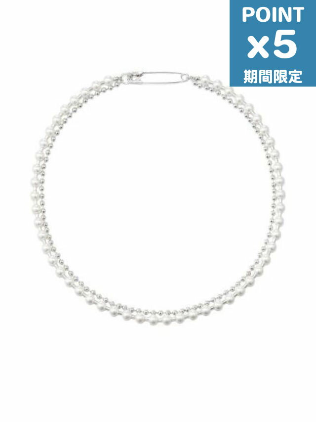 期間限定P5倍【NUMBERING / ナンバリング】 Safety Pin Necklace -  ...