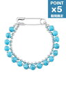 期間限定P5倍【NUMBERING / ナンバリング】 Safety Pin BRACELT - セーフティピン ブレスレット - BLUE