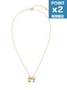 期間限定P2倍【1500円クーポン】【NUMBERING / ナンバリング】 スモール リボン ネックレス - Small Ribbon Necklace GOLD
