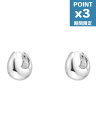 期間限定P3倍【NUMBERING / ナンバリング】 【両耳用】 ミディアム ボリューム ウォーター プルーフ ピアス - Volume Water drop Earrings SILVER