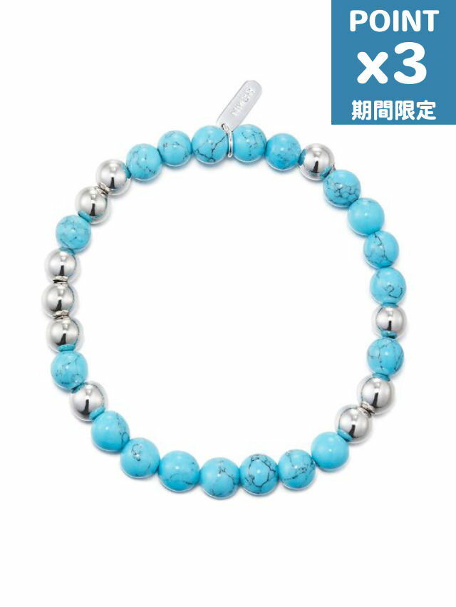 期間限定P3倍【NUMBERING / ナンバリング】 ビーズブレスレット - Beads Bracelet - BLUE
