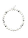 【NUMBERING / ナンバリング】 ビーズブレスレット - Beads Bracelet - WHITE