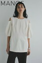 【MANOF / マノフ】 スラッシュショルダートップス - SLASH SHOULDER TOPS - IVORY