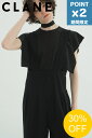 【SALE】期間限定P2倍【1000円クーポン】【CLANE / クラネ】 スクエアスリーブブラウス - SQUARE SLEEVE BLOUSE - BLACK