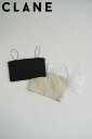 【CLANE / クラネ】 【3色展開】 バンドゥブラ - THIN CORD BANDEAU TOPS