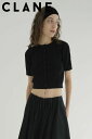 【CLANE / クラネ】 ファイスリブ ニット カーディガン - W FACE RIB KNIT CARDIGAN - BLACK