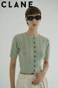 【CLANE / クラネ】 ファイスリブ ニット カーディガン - W FACE RIB KNIT CARDIGAN - MINT