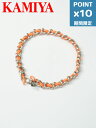 期間限定P10倍【KAMIYA / カミヤ】 LACED CHAIN NECKLACE - レースチェーン ネックレス - ORANGE