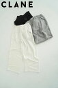 【CLANE / クラネ】 【3色展開】 ロゴスウェットワイドパンツ - LOGO SWEAT TUCK WIDE PANTS
